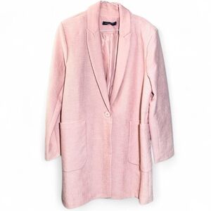 Suzy Shier elegant pink shimmery coat